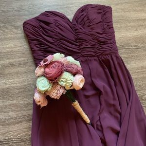 Mori lee Chiffon High-Low Dress